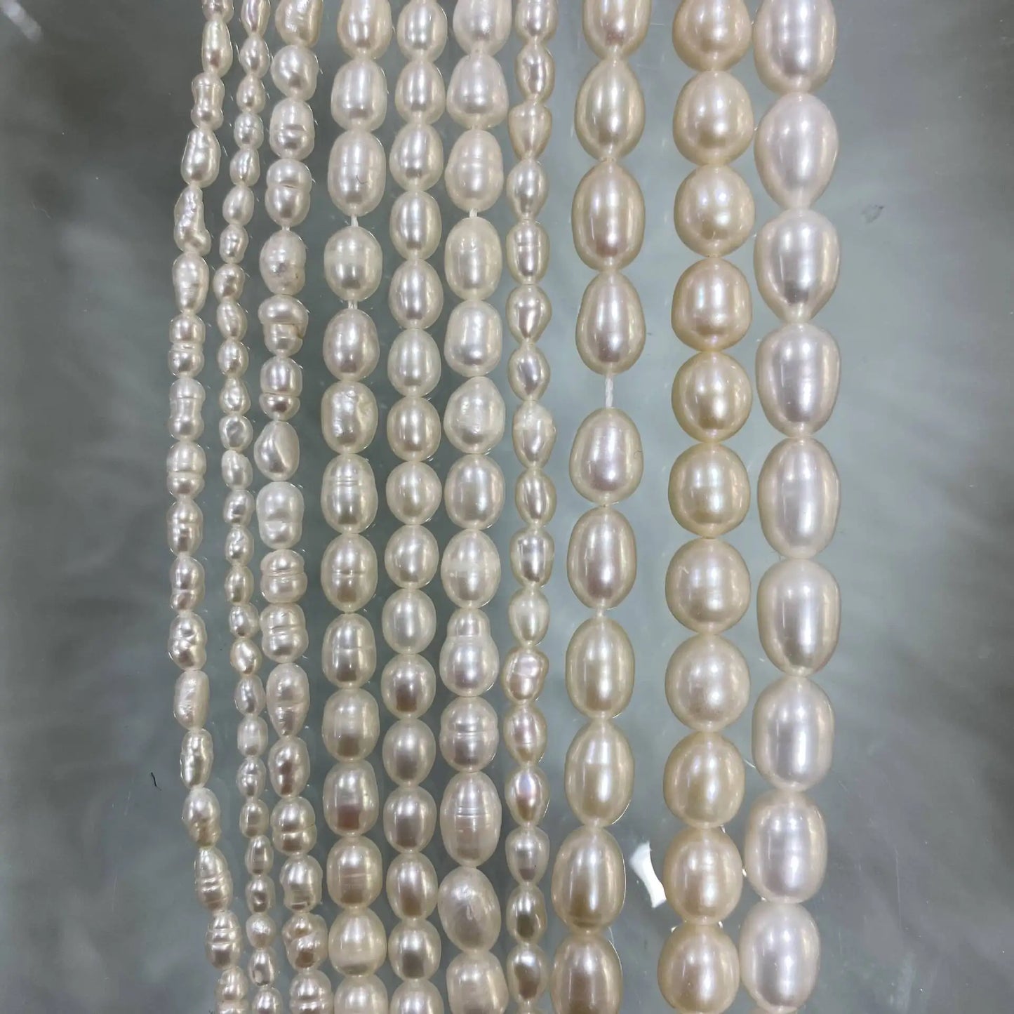 SG Rice A Quality Natural Freshwater Pearls 5-6Mm Loose Spacer Beads For Jewelry Making Supplies DIY Women Necklace Bracelet